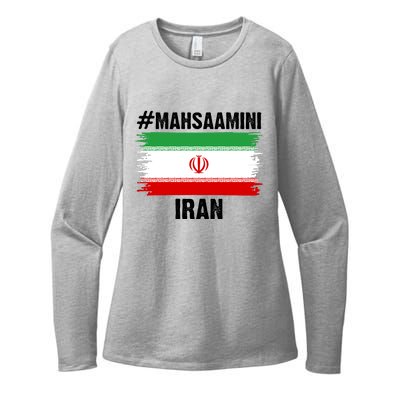 Mahsa Amini Iran Flag Support Womens Rights Womens CVC Long Sleeve Shirt