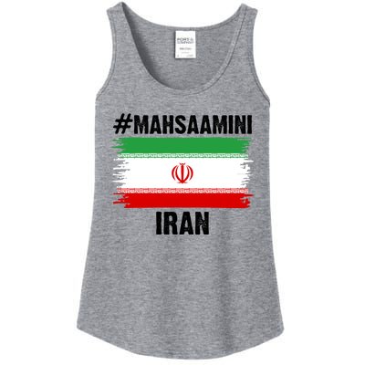 Mahsa Amini Iran Flag Support Womens Rights Ladies Essential Tank