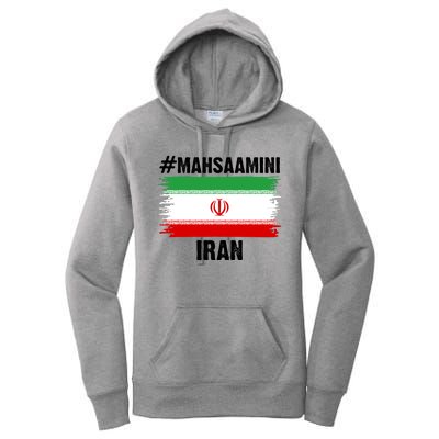 Mahsa Amini Iran Flag Support Womens Rights Women's Pullover Hoodie