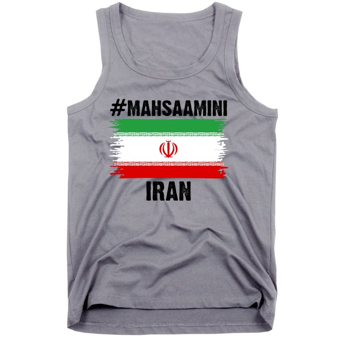 Mahsa Amini Iran Flag Support Womens Rights Tank Top