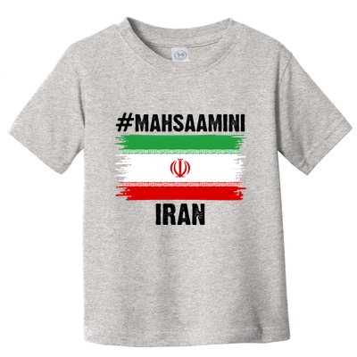 Mahsa Amini Iran Flag Support Womens Rights Toddler T-Shirt