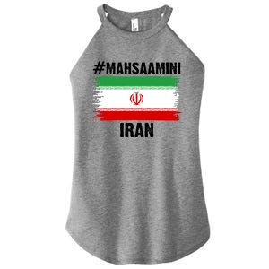 Mahsa Amini Iran Flag Support Womens Rights Women's Perfect Tri Rocker Tank