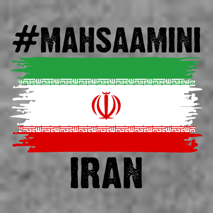 Mahsa Amini Iran Flag Support Womens Rights Short Acrylic Beanie