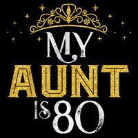 My Aunt Is 80 Years Old 1945 80th Birthday For Aunt 16 in Basic Backpack