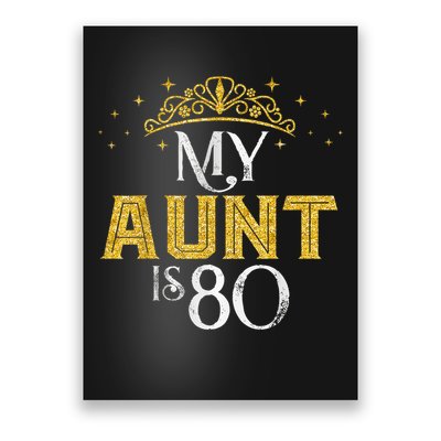 My Aunt Is 80 Years Old 1945 80th Birthday For Aunt Poster