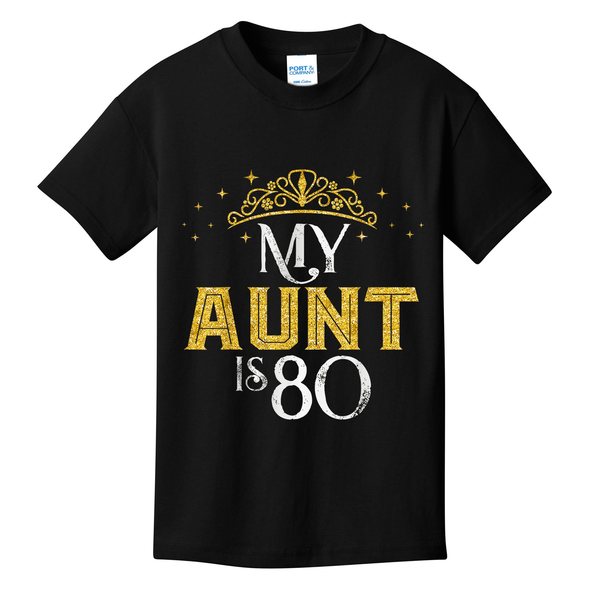 My Aunt Is 80 Years Old 1945 80th Birthday For Aunt Kids T-Shirt
