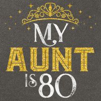 My Aunt Is 80 Years Old 1945 80th Birthday For Aunt Cotton Canvas Backpack