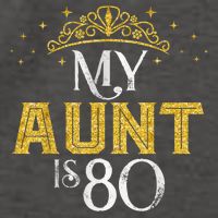 My Aunt Is 80 Years Old 1945 80th Birthday For Aunt Vector Backpack