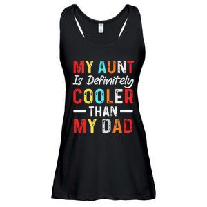  My Aunt Is Definitely Cooler Than My Dad Funny Saying Quote Ladies Essential Flowy Tank