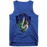 Mohegan American Indian Tribe Wolf Pride Howling Tribute Gift Tank Top