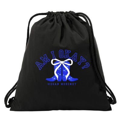 Moroney Am I Okay Drawstring Bag