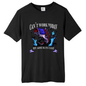 My Arm Is In A Cast Fishing USA Tall Fusion ChromaSoft Performance T-Shirt