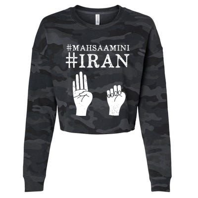 Mahsa Amini Iran #MAHSAAMINI Cropped Pullover Crew