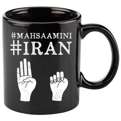Mahsa Amini Iran #MAHSAAMINI 11oz C Handle Ceramic Mug