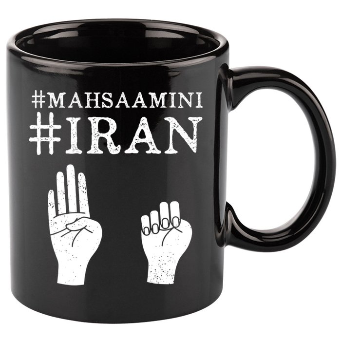 Mahsa Amini Iran #MAHSAAMINI 11oz C Handle Ceramic Mug
