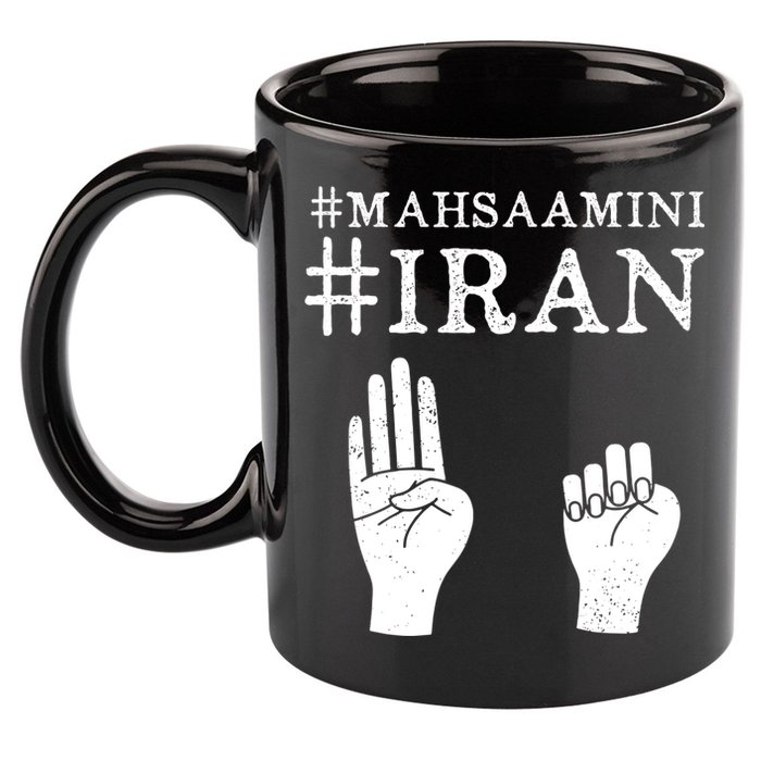 Mahsa Amini Iran #MAHSAAMINI 11oz C Handle Ceramic Mug