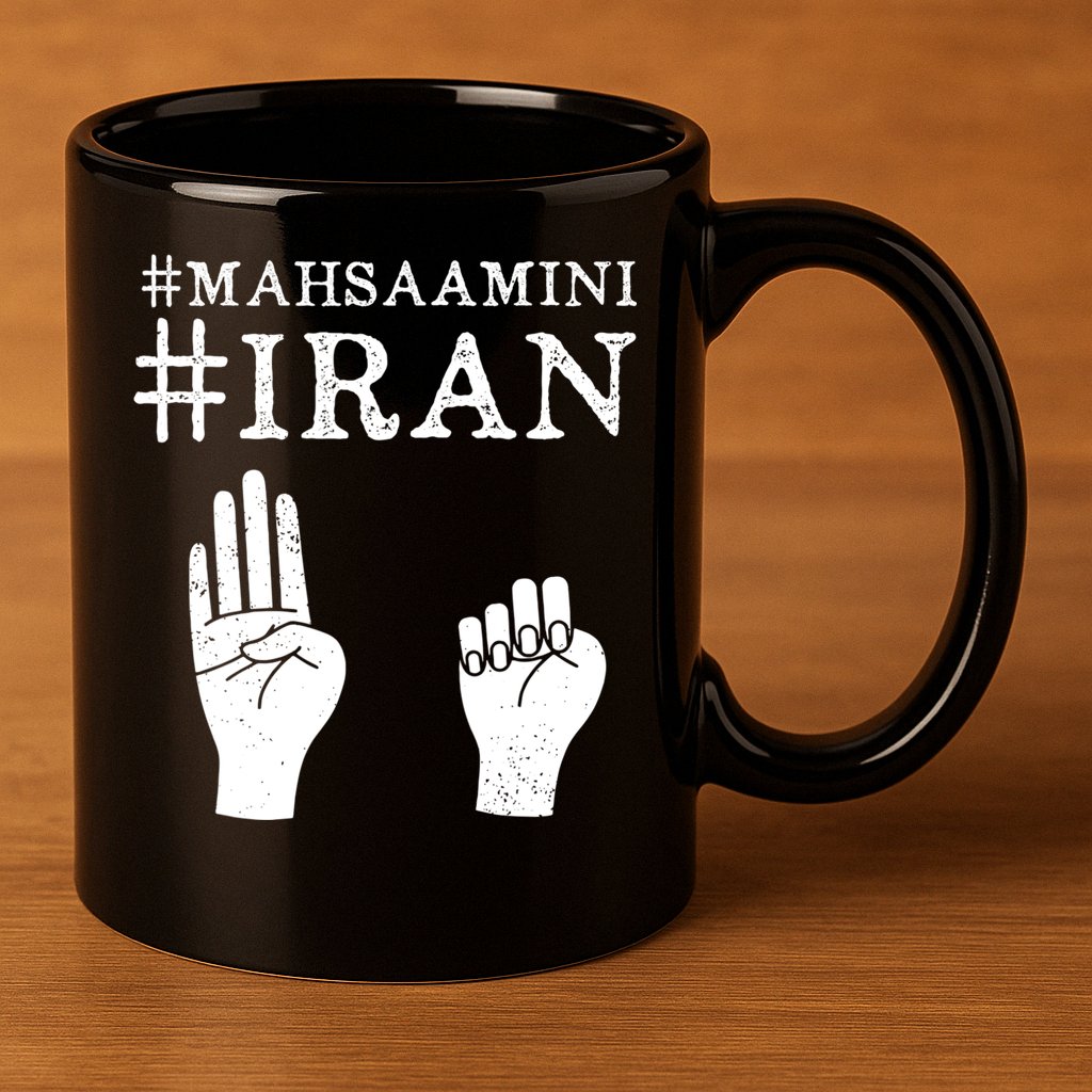 Mahsa Amini Iran #MAHSAAMINI 11oz C Handle Ceramic Mug
