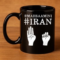 Mahsa Amini Iran #MAHSAAMINI 11oz C Handle Ceramic Mug