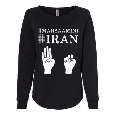 Mahsa Amini Iran #MAHSAAMINI Womens California Wash Sweatshirt