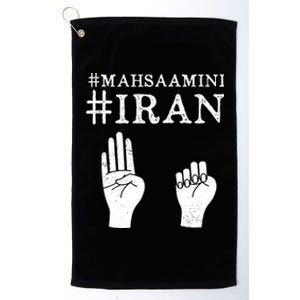 Mahsa Amini Iran #MAHSAAMINI Platinum Collection Golf Towel