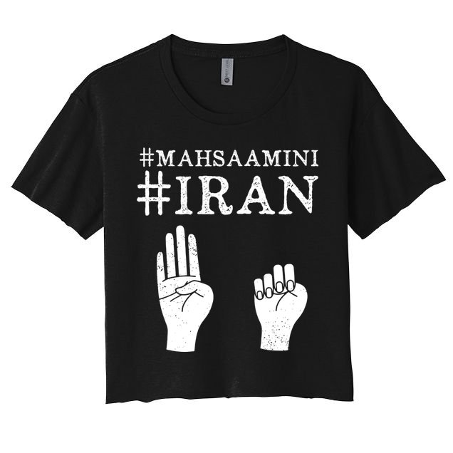 Mahsa Amini Iran #MAHSAAMINI Crop Top