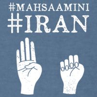 Mahsa Amini Iran #MAHSAAMINI Garment-Dyed Sweatshirt