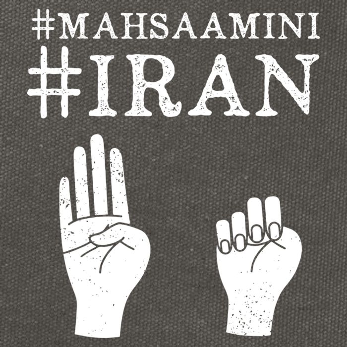 Mahsa Amini Iran #MAHSAAMINI Cotton Canvas Backpack