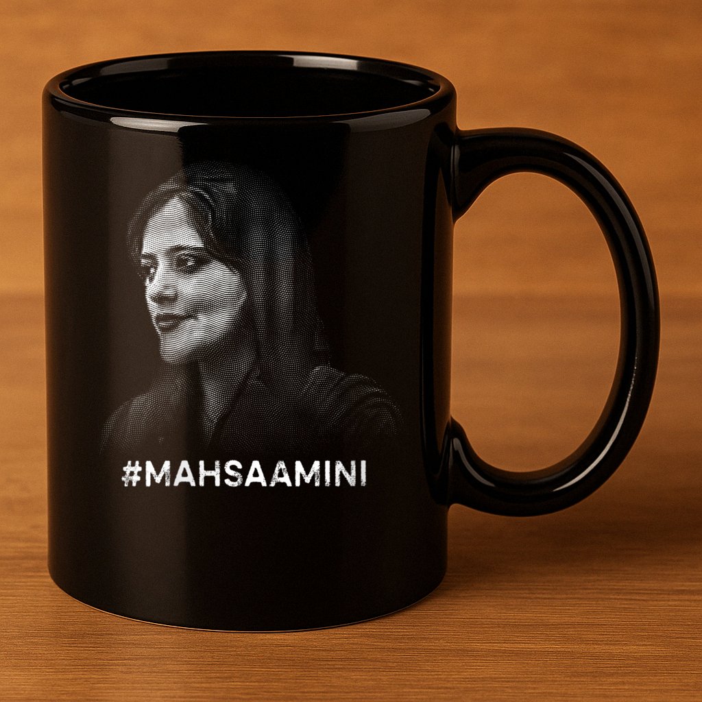 Mahsa Amini Iran #MAHSAAMINI 11oz C Handle Ceramic Mug