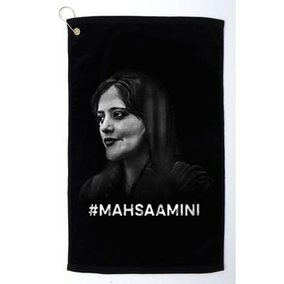 Mahsa Amini Iran #MAHSAAMINI Platinum Collection Golf Towel