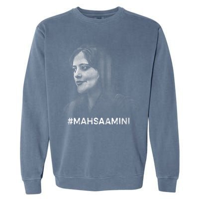 Mahsa Amini Iran #MAHSAAMINI Garment-Dyed Sweatshirt