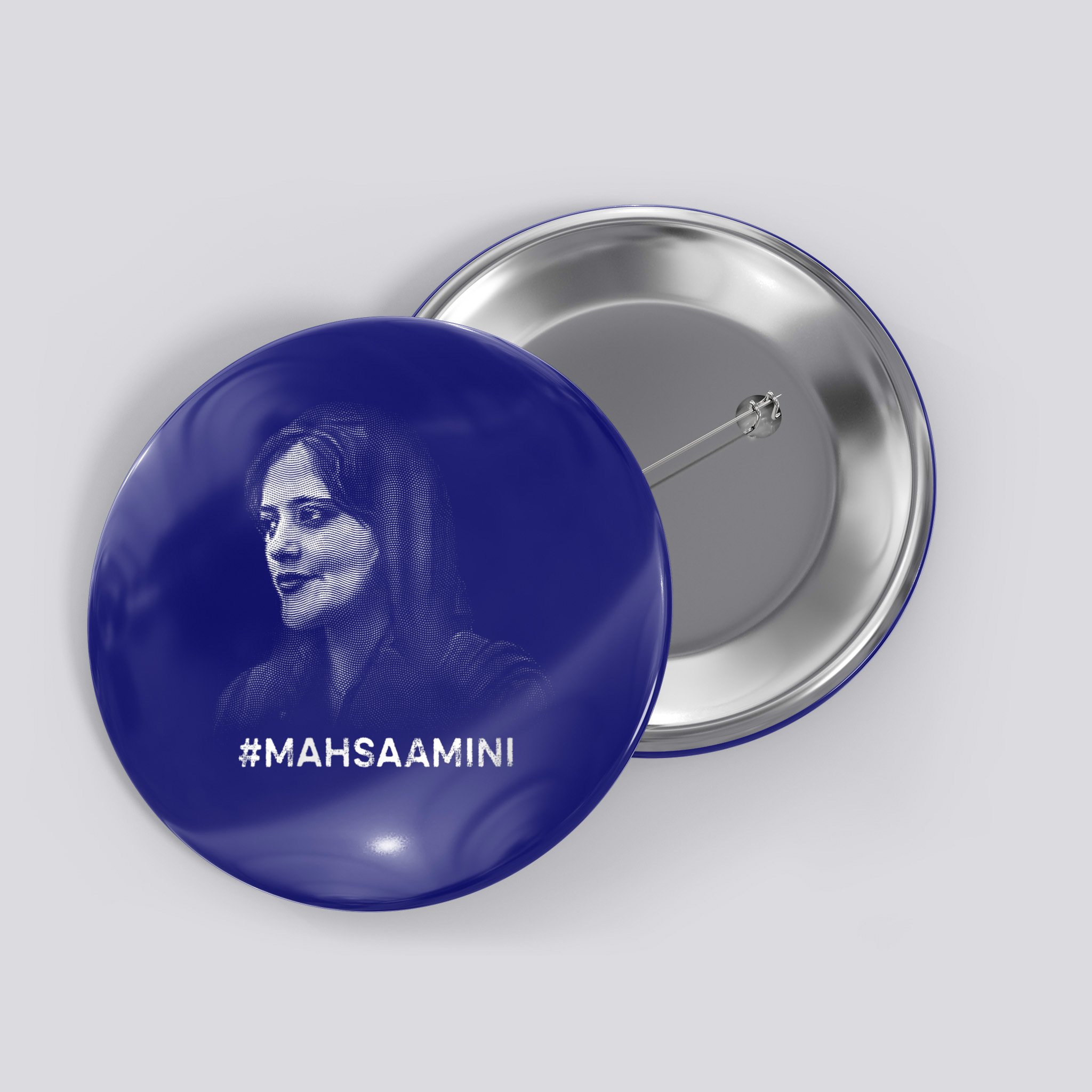 Mahsa Amini Iran #MAHSAAMINI Button