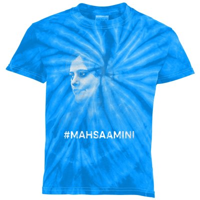 Mahsa Amini Iran #MAHSAAMINI Kids Tie-Dye T-Shirt