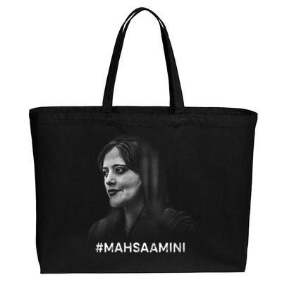 Mahsa Amini Iran #MAHSAAMINI Cotton Canvas Jumbo Tote