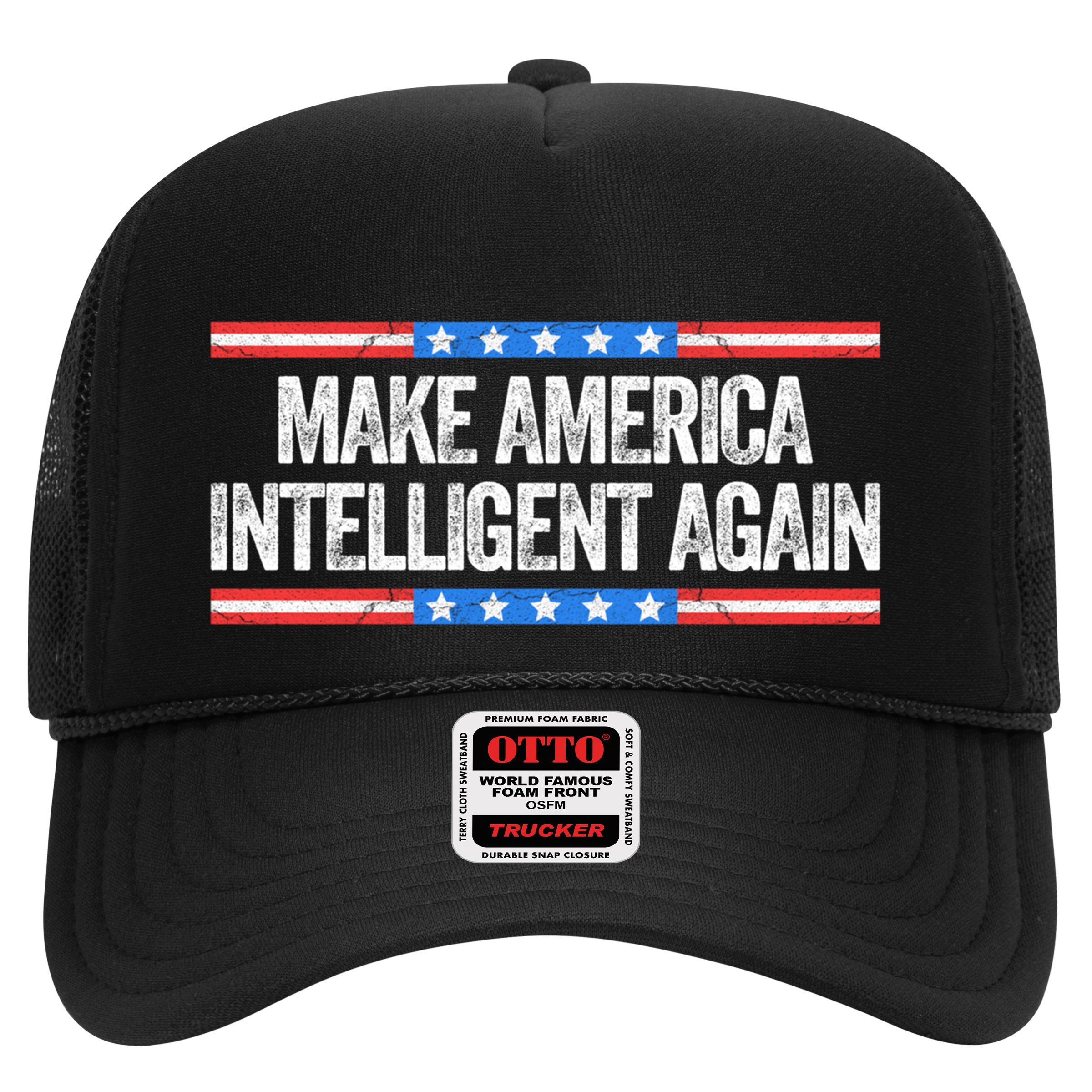 Make America Intelligent Again Funny Us Patriotic July 4th Gift Hat