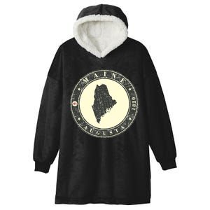 Maine Augusta Retro Hooded Wearable Blanket