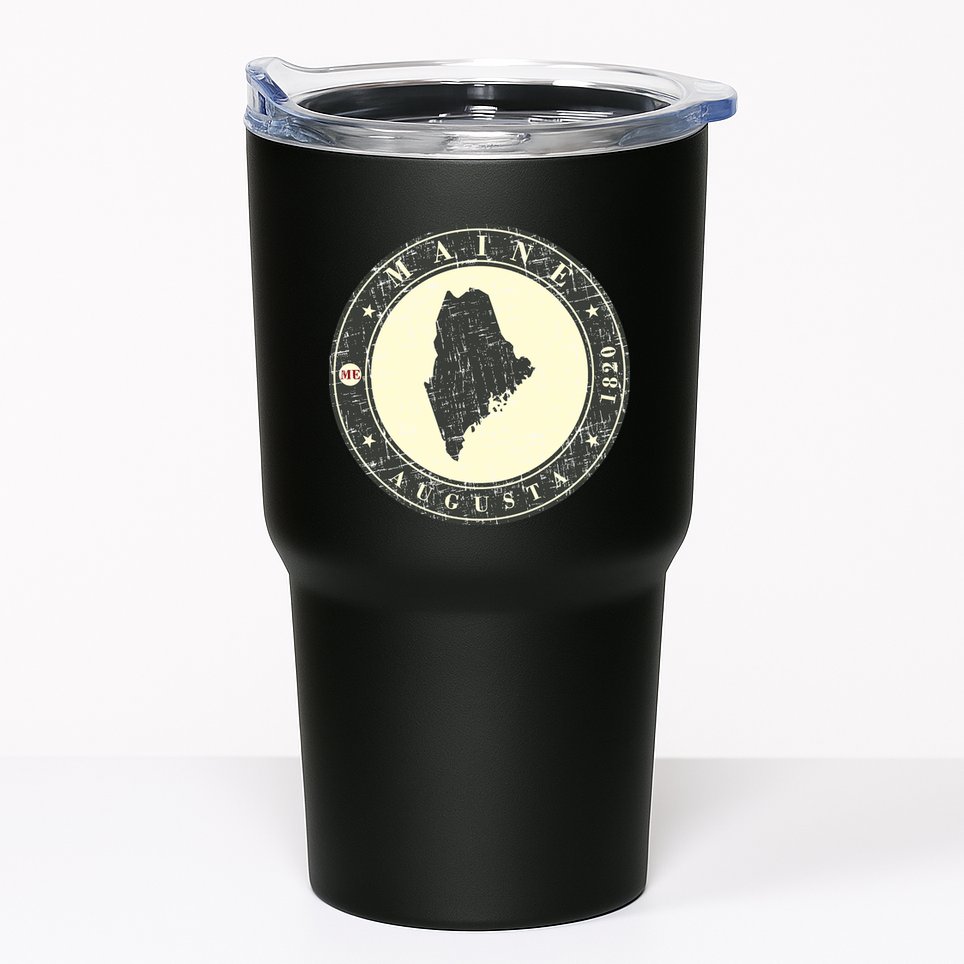 Maine Augusta Retro Tumbler
