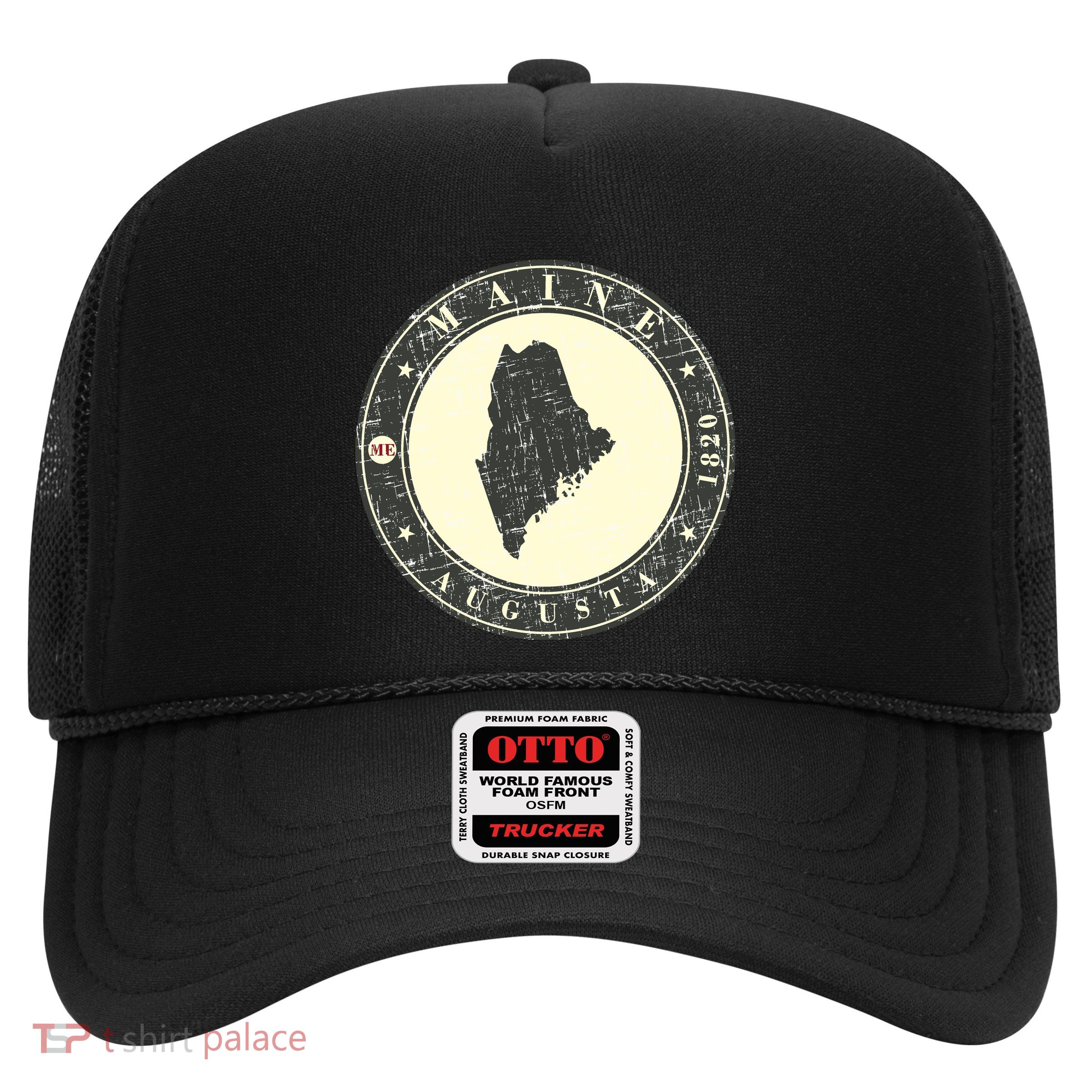 Maine Augusta Retro Trucker Hat