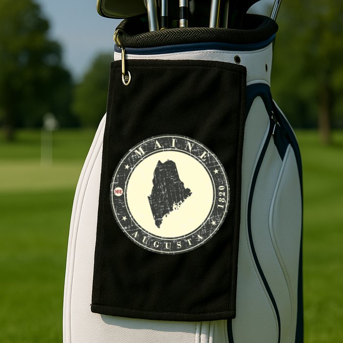 Maine Augusta Retro Golf Towel