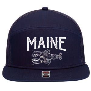 Maine Lobster 7 Panel Mesh Trucker Snapback Hat