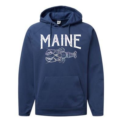 Maine Lobster Performance Fleece Hoodie