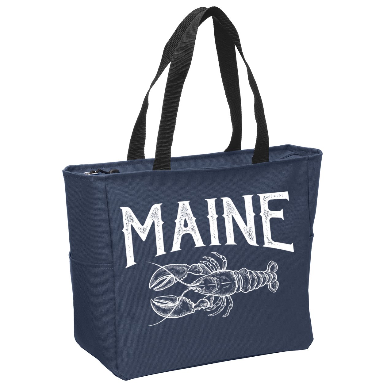 Maine Lobster Zip Tote Bag
