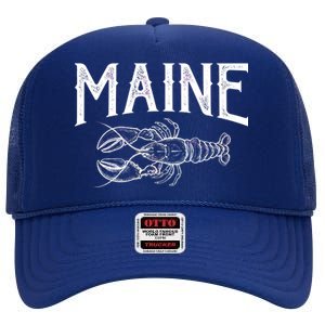 Maine Lobster High Crown Mesh Back Trucker Hat