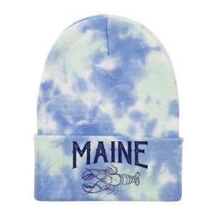 Maine Lobster Tie Dye 12in Knit Beanie