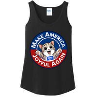 Make America Joyful Again Harris Wall 2024 Cat Lady Ladies Essential Tank