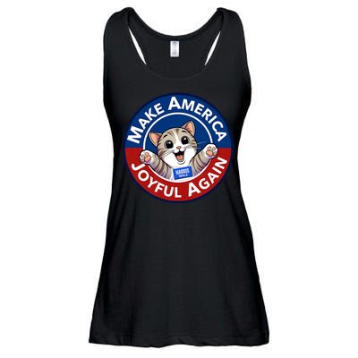 Make America Joyful Again Harris Wall 2024 Cat Lady Ladies Essential Flowy Tank