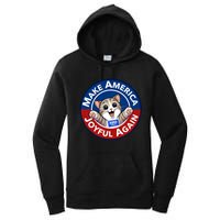 Make America Joyful Again Harris Wall 2024 Cat Lady Women's Pullover Hoodie