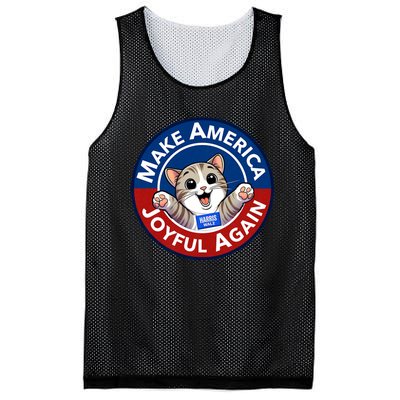 Make America Joyful Again Harris Wall 2024 Cat Lady Mesh Reversible Basketball Jersey Tank