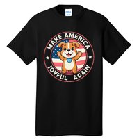 Make America Joyful Again Harris Wall 2024 Childless Dog Tall T-Shirt