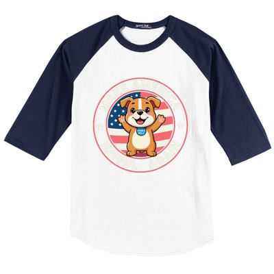 Make America Joyful Again Harris Wall 2024 Childless Dog Baseball Sleeve Shirt