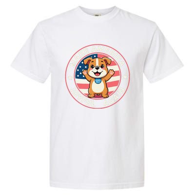 Make America Joyful Again Harris Wall 2024 Childless Dog Garment-Dyed Heavyweight T-Shirt